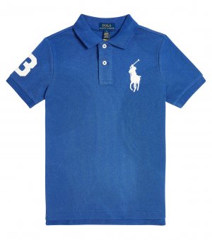Хлопковая рубашка-поло , синий Polo Ralph Lauren