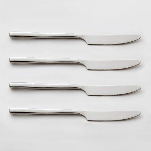 Комплект из 4 ножей LaRedoute LA REDOUTE INTERIEURS. Цвет: серый