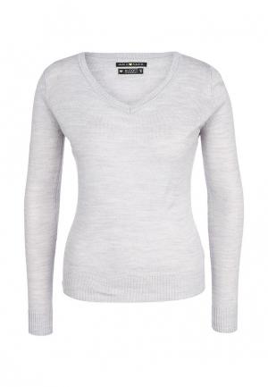 Пуловер Alcott. Цвет: серый