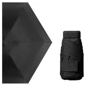 Карманный зонт Od-004 Black RainLab. Цвет: черный