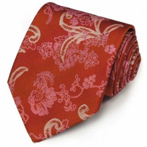 Яркий мужской галстук 837407 Christian Lacroix. Цвет: красный