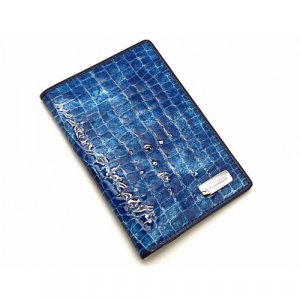 Документница для паспорта, синий Sergio Valentini. Цвет: синий