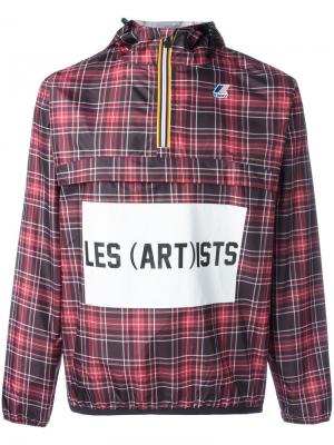 Куртка-ветровка Leon K-Way X Les (Art)Ists. Цвет: красный