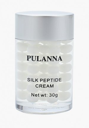 Крем для лица Pulanna Шелковый, Silk Peptide Cream, 30 г. Цвет: белый
