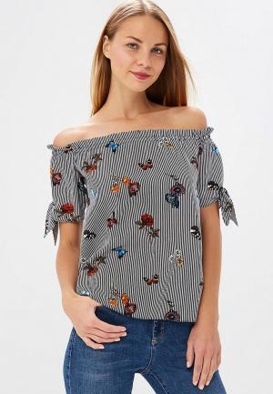 Блуза Dorothy Perkins. Цвет: черный