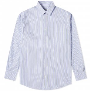 Рубашка Nico Stripe, цвет Azure Blue Stripes Wood