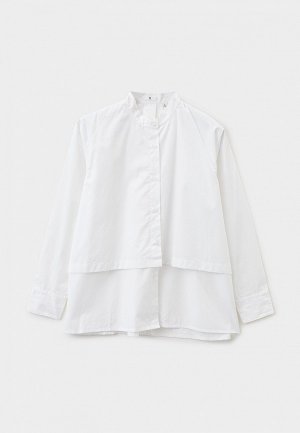 Рубашка UNIQLO из хлопка SUPIMA +J. Цвет: белый