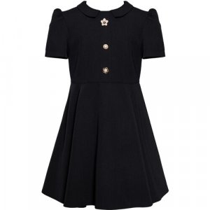 Школьное платье , размер 158, черный SLY. Цвет: черный