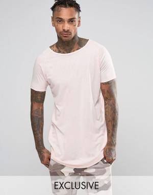Удлиненная футболка Other UK. Цвет: розовый