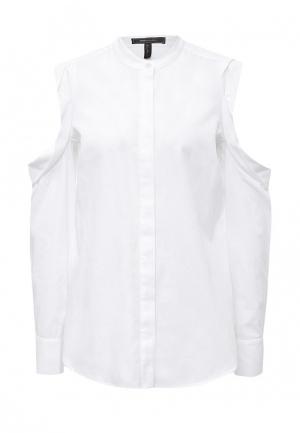 Рубашка BCBGMaxAzria BC529EWQBH60. Цвет: белый