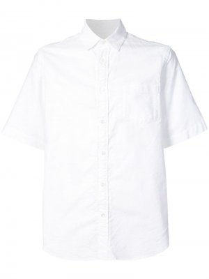Рубашка с короткими рукавами Sacai. Цвет: белый