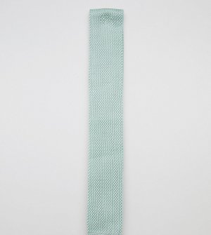 Трикотажный галстук мятного цвета с ровными концами Wedding-Зеленый Noose & Monkey