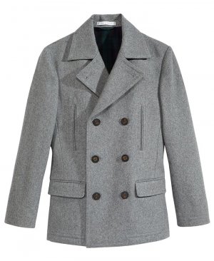 Однотонное обычное пальто для больших мальчиков , серый Lauren Ralph