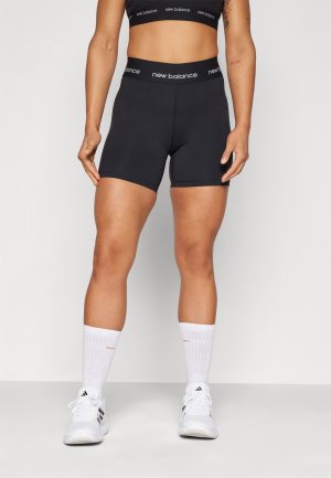 Спортивные шорты SLEEK HIGH RISE BIKER , цвет black New Balance
