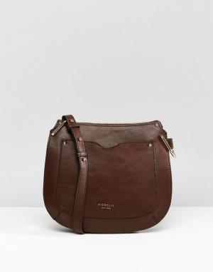 Большая сумка Boston Fiorelli. Цвет: коричневый