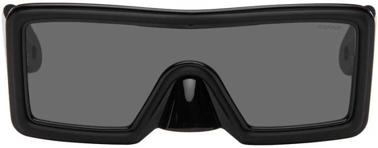 Черные солнцезащитные очки KOMONO Edition UFO Walter Van Beirendonck