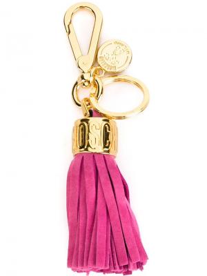 Брелки и цепочки для ключей Moschino. Цвет: розовый и фиолетовый