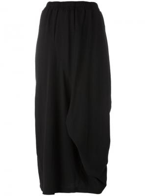 Драпированная юбка Rundholz Black Label. Цвет: чёрный