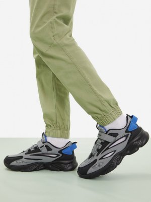 Кроссовки для мальчиков Winder, Серый Demix. Цвет: серый