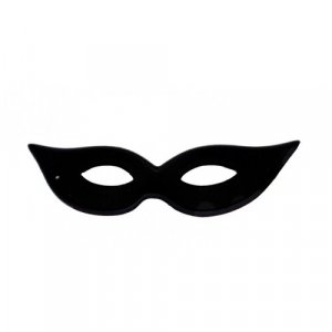 Черная маска с заостренными краями (9520) RUBIE'S. Цвет: черный
