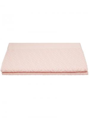 Пляжное полотенце с логотипом Fendi. Цвет: розовый