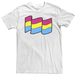 Мужская футболка Pride с пансексуальным флагом Licensed Character
