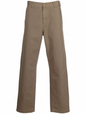 Прямые брюки Carhartt WIP. Цвет: бежевый
