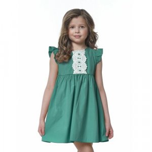 Платье , размер 110, бирюзовый Mini Maxi. Цвет: бирюзовый