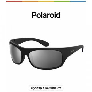 Солнцезащитные очки  07886 003 EX EX, черный Polaroid. Цвет: черный/серебристый