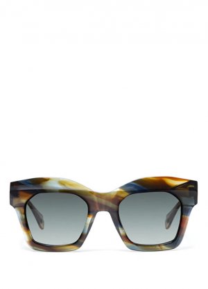 Glaze 6839 7 прямоугольные коричневые женские солнцезащитные очки Gigi Studios