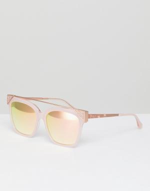 Розовые солнцезащитные очки tb1489 208 Ted Baker. Цвет: розовый