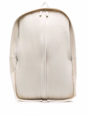 Плиссированный рюкзак Homme Plissé Issey Miyake. Цвет: белый
