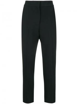 Укороченные классические брюки MSGM. Цвет: черный