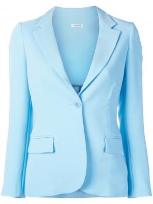 Облегающий пиджак Poloxy P.A.R.O.S.H.. Цвет: синий