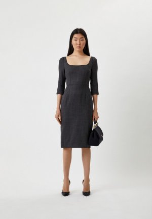 Платье Dolce&Gabbana. Цвет: серый