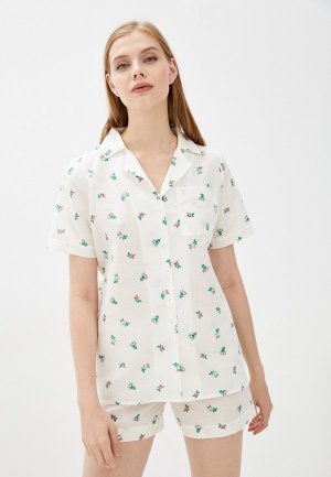 Пижама Primrose с шортами. Цвет: белый