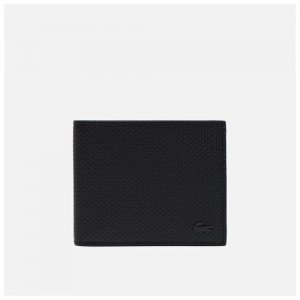 Кошелек Chantaco Pique Leather 8 Card чёрный , Размер ONE SIZE Lacoste. Цвет: черный