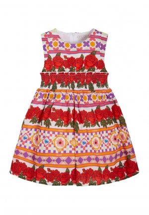 Повседневное платье MIT ALLOVER-PRINT , цвет gemustert multicolor Guess