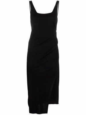 Square-neck sleeveless dress Helmut Lang. Цвет: черный