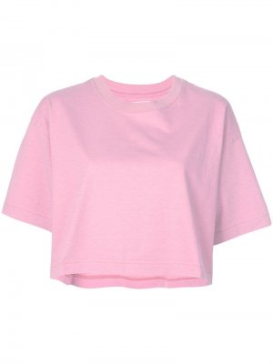 Укороченная футболка Moussy Vintage. Цвет: розовый