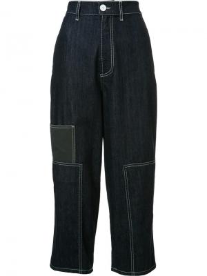 Укороченные джинсовые брюки Marni. Цвет: синий