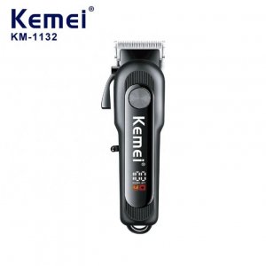 KM-1132 Новый триммер для волос Профессиональный перезаряжаемый беспроводной парикмахер мужчин Высококачественный Электрическая машинка стрижки Kemei