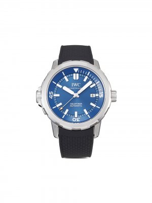 Наручные часы Aquatimer Automatic Edition Expedition Jacques-Yves Cousteau 42 мм 2021-го года IWC Schaffhausen. Цвет: синий