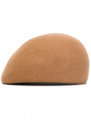 Фетровая плоская кепка Stella McCartney. Цвет: коричневый